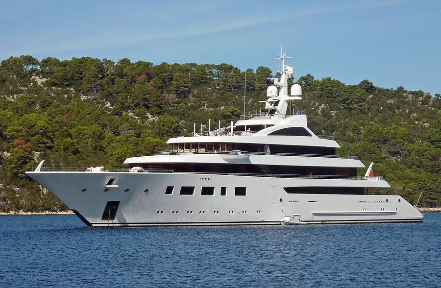 The superyacht Eye