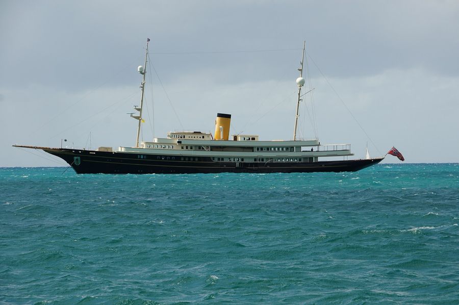The superyacht Nero