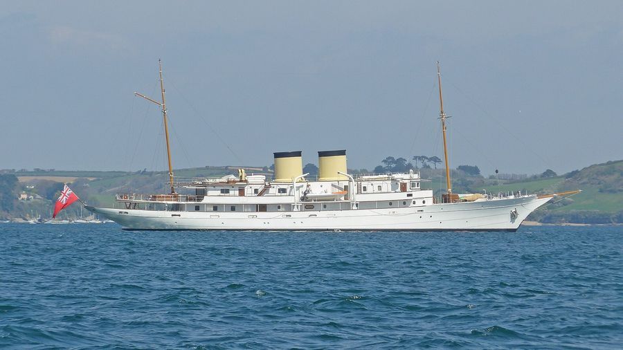 The superyacht Talitha