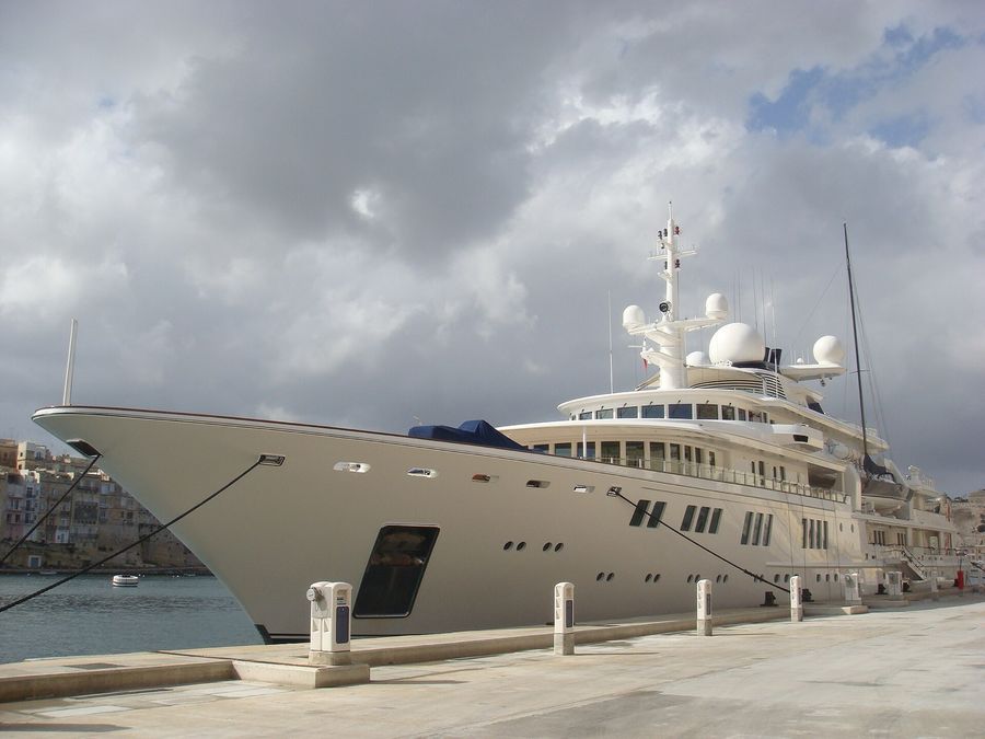 The superyacht Tatoosh